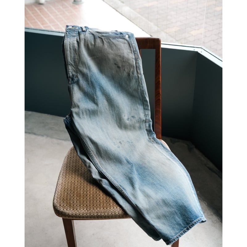 ANCELLM AGING WIDE DENIM 5P PANTS | MusterWerk