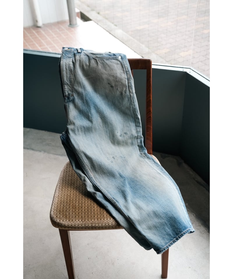ANCELLM AGING WIDE DENIM 5P PANTS | MusterWerk ANCELLM AGING WIDE DENIM 5P PANTS | MusterWerk