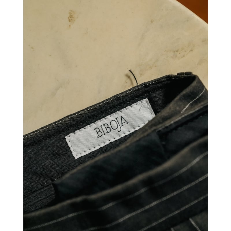 BIBOJA High Waisted Flare Trousers - No Pleat/S