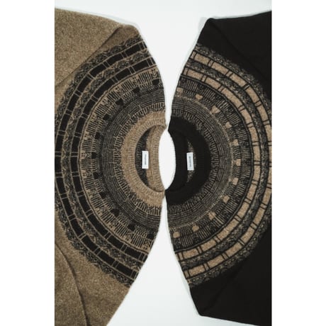 WALENODE "Innocent YAK" Circular yoke sweater