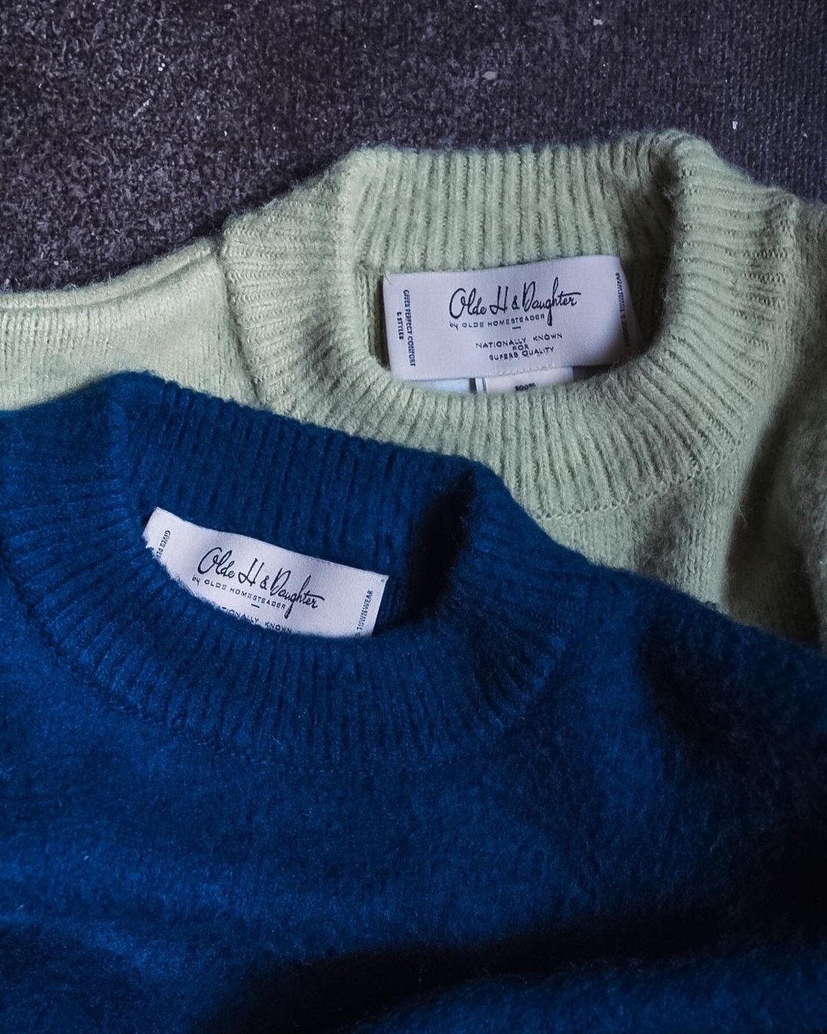Olde H & Daughter SILK SHAGGY DOG CREW NECK P/O