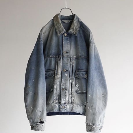 ANCELLM CRASH DENIM JACKET