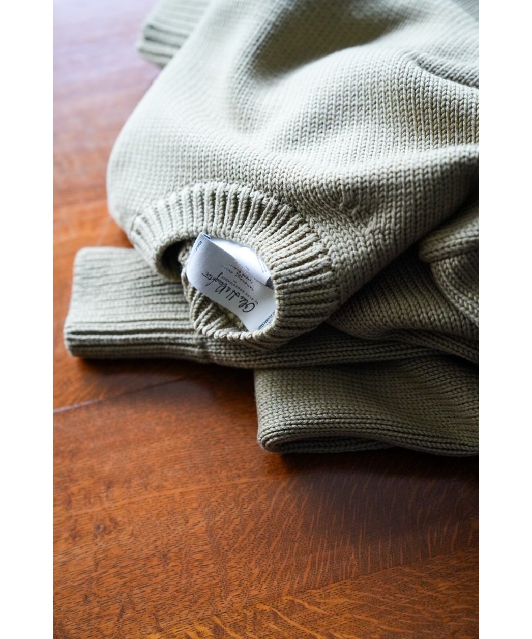 トップス Olde H&Daughter Ex.WOOSTED WOOL DS Olde H & Daughter Ex. WOOSTED WOOL CREW NECK P/