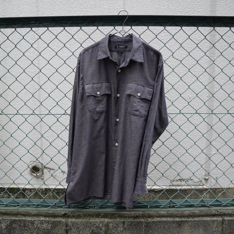 MAATEE&SONS アマ撚りSHAMBRAY CARGO SHIRTS