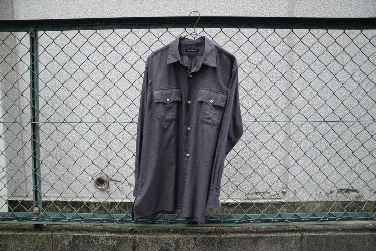 MAATEE&SONS アマ撚りSHAMBRAY CARGO SHIRTS MAATEE&SONS アマ撚りSHAMBRAY CARGO SHIRTS | MusterWerk