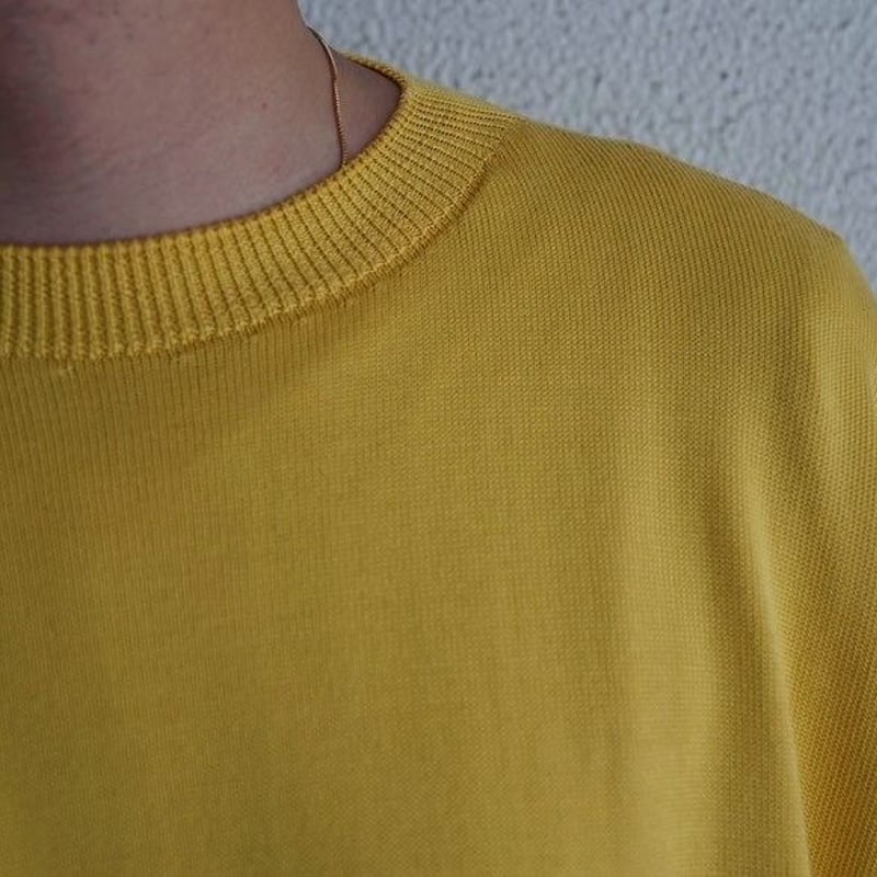 Olde H & Daughter SILK PLAIN STITCH CREW NECK K