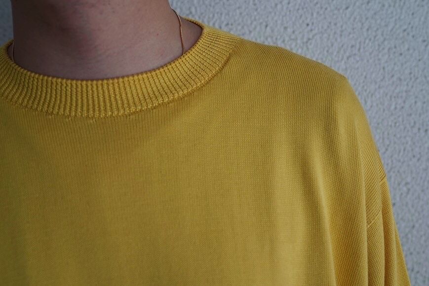 Olde H & Daughter SILK PLAIN STITCH CREW NECK K