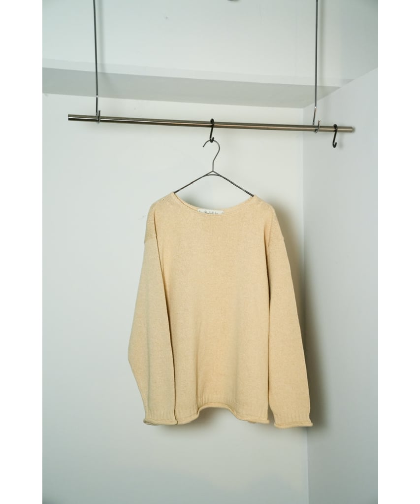 Olde H&Daughter SILK COTTON BOAT NECK P/O | Mus