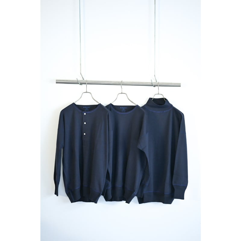 YOUTH カシミヤインターロック OLDE STEADER Olde Homesteader YOUTH - CASHMERE INTERLOCK CREW NECK LONG SLEEVE