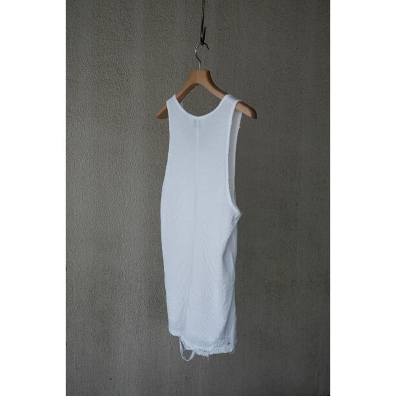 ANCELLM DAMAGE WAFFLE TANKTOP | MusterWerk