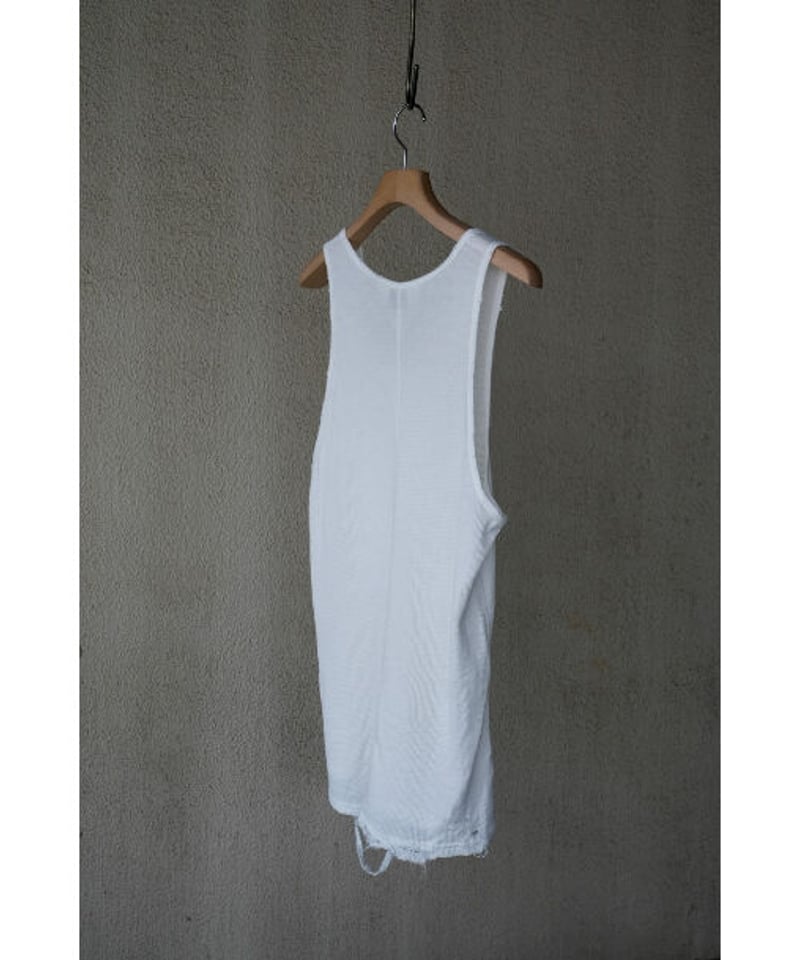 ANCELLM DAMAGE WAFFLE TANKTOP | MusterWerk ANCELLM DAMAGE WAFFLE TANKTOP | MusterWerk