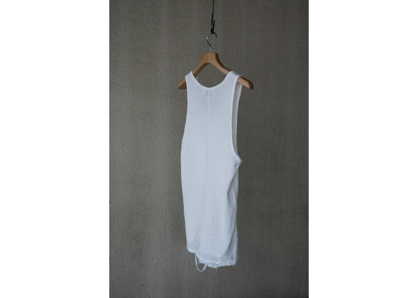 ANCELLM DAMAGE WAFFLE TANKTOP | MusterWerk