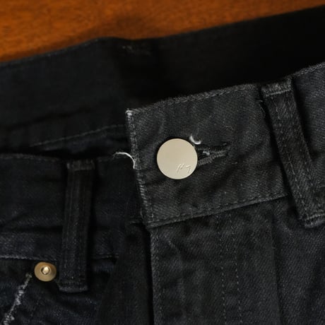 ANCELLM AGING TAPERED 5P DENIM PANTS