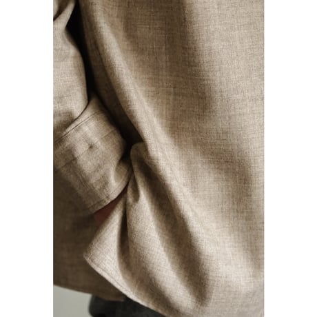 MAATEE&SONS Ex. "NATURAL YAK" OPEN COLLAR SHIRTS