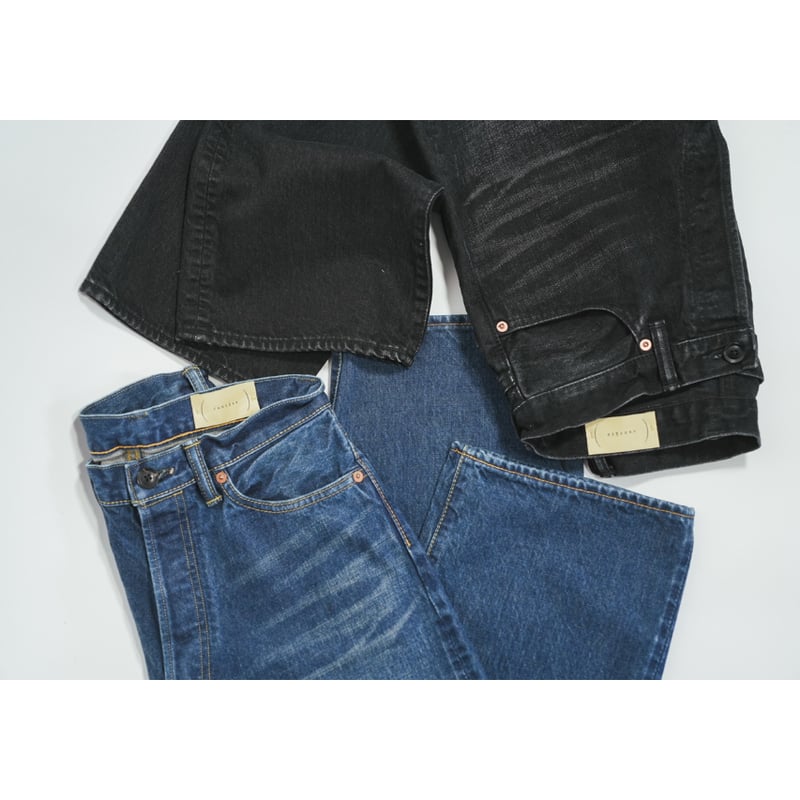 cantate Denim Straight Trousers (VINTAGE WASH)
