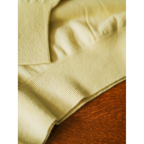 Olde H & Daughter AGED CASHMERE PLAIN STITCH CREW NECK P/O
