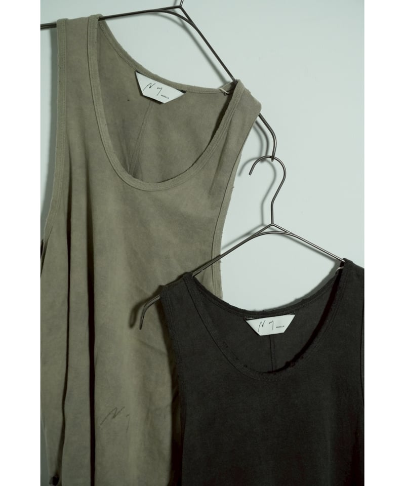 ANCELLM / DAMAGE TANK TOP(BLACK)　2 ANCELLM - DAMAGE TANK TOP | BLACK | タンクトップ | NapsNote