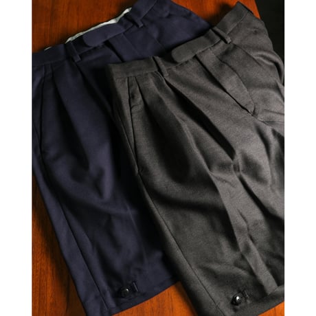 MAATEE&SONS Ex. SHORT TROUSER  "和製Tonik Wool"
