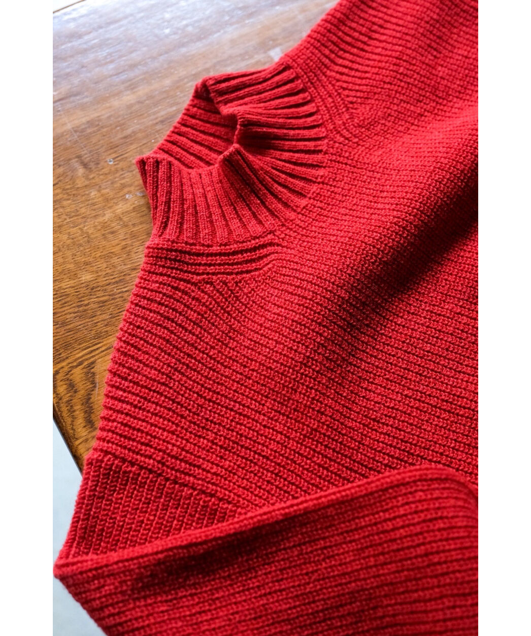 MAATEE&SONS 強撚SHETLAND FINE LAMB ARMY SWEATER | MAATEE&SONS 強撚SHETLAND FINE LAMB ARMY SWEATER |