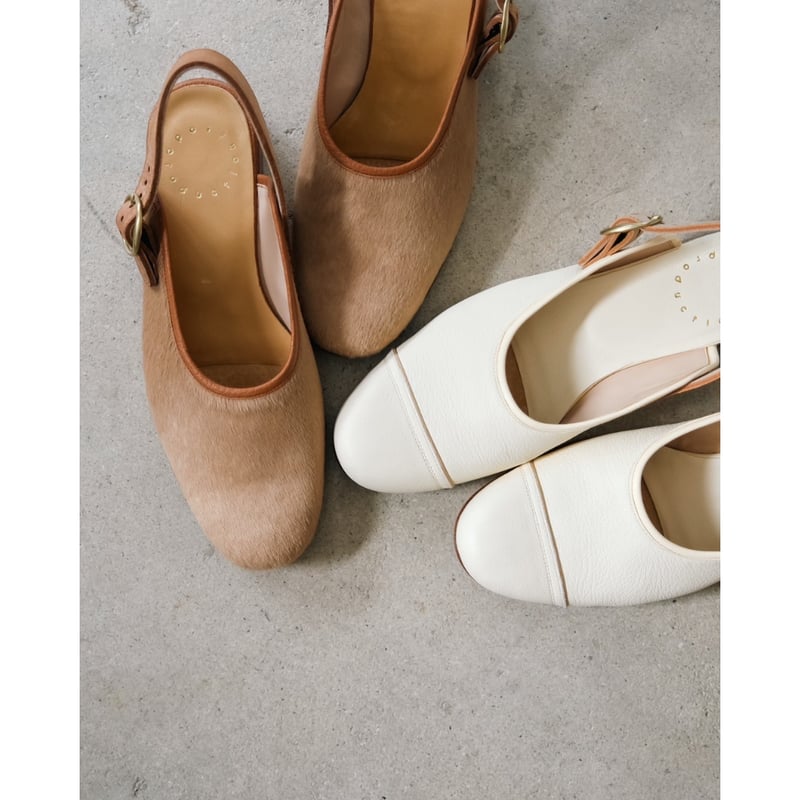 Post Production Ex. Hair Calf Face Sandal | Mus