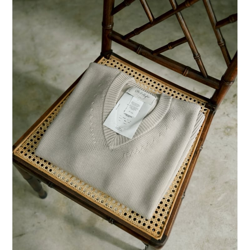 Olde H&Daughter TWIST WOOL V NECK P/O | MusterWerk