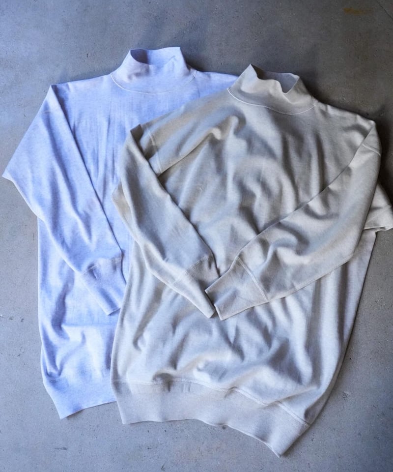 Olde Homesteader INTERLOCK MIL MOCK NECK LONG S