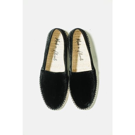 MADE IN ALICANTE VELVET ESPADRILLES