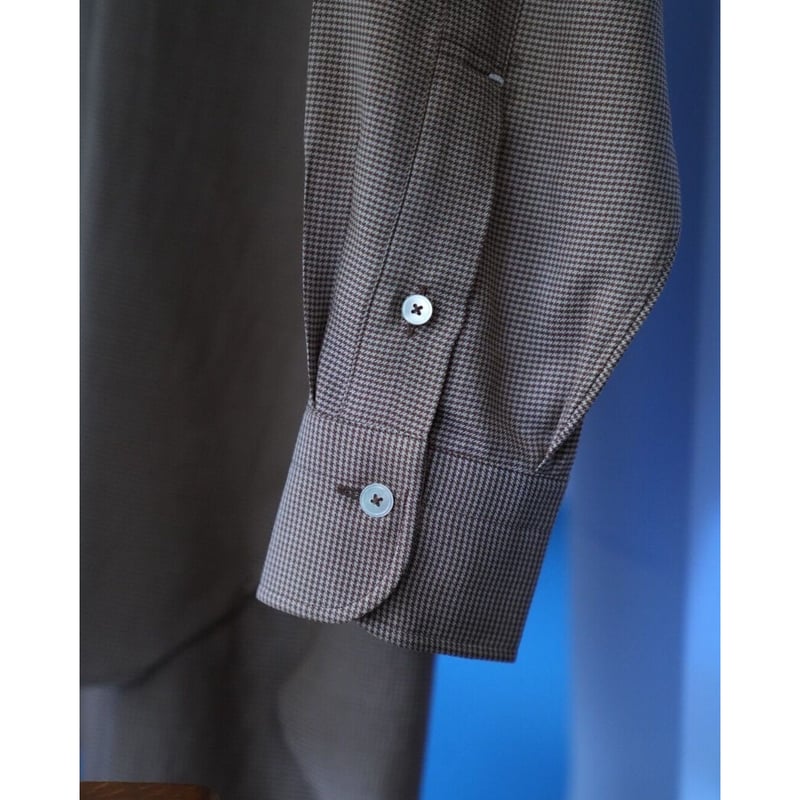 トップス MAATEE&SONS LIAN C/SILK HOUND TOOTH MAATEE&SONS 