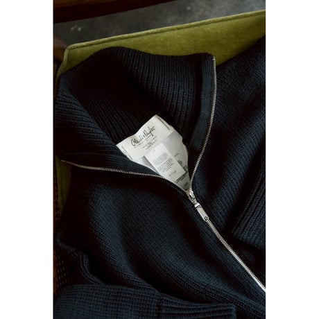 Olde H & Daughter Ex. WOOSTED WOOL DRIVERS KNIT JACKET