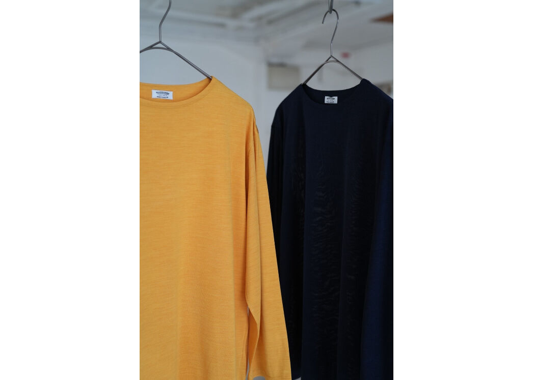 MAATEE&SONS WASHABLE SILK BOAT NECK - Tシャツ/カットソー(七分/長袖)