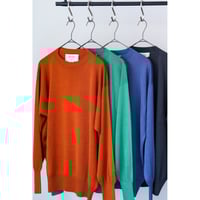 Olde H & Daughter SILK PLAIN STITCH CREW NECK P/O