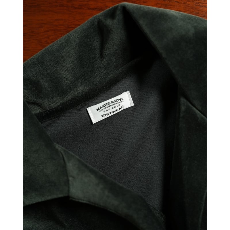 トップス MAATEE&SONS SUVIN VELOUR SKIPPER MAATEE&SONS SUVIN VELOUR SKIPPER マーティーアンドサンズ スビン