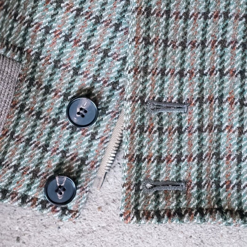 The CLASIK FOX BROTHERS TWEED RIB HARRINGTON |