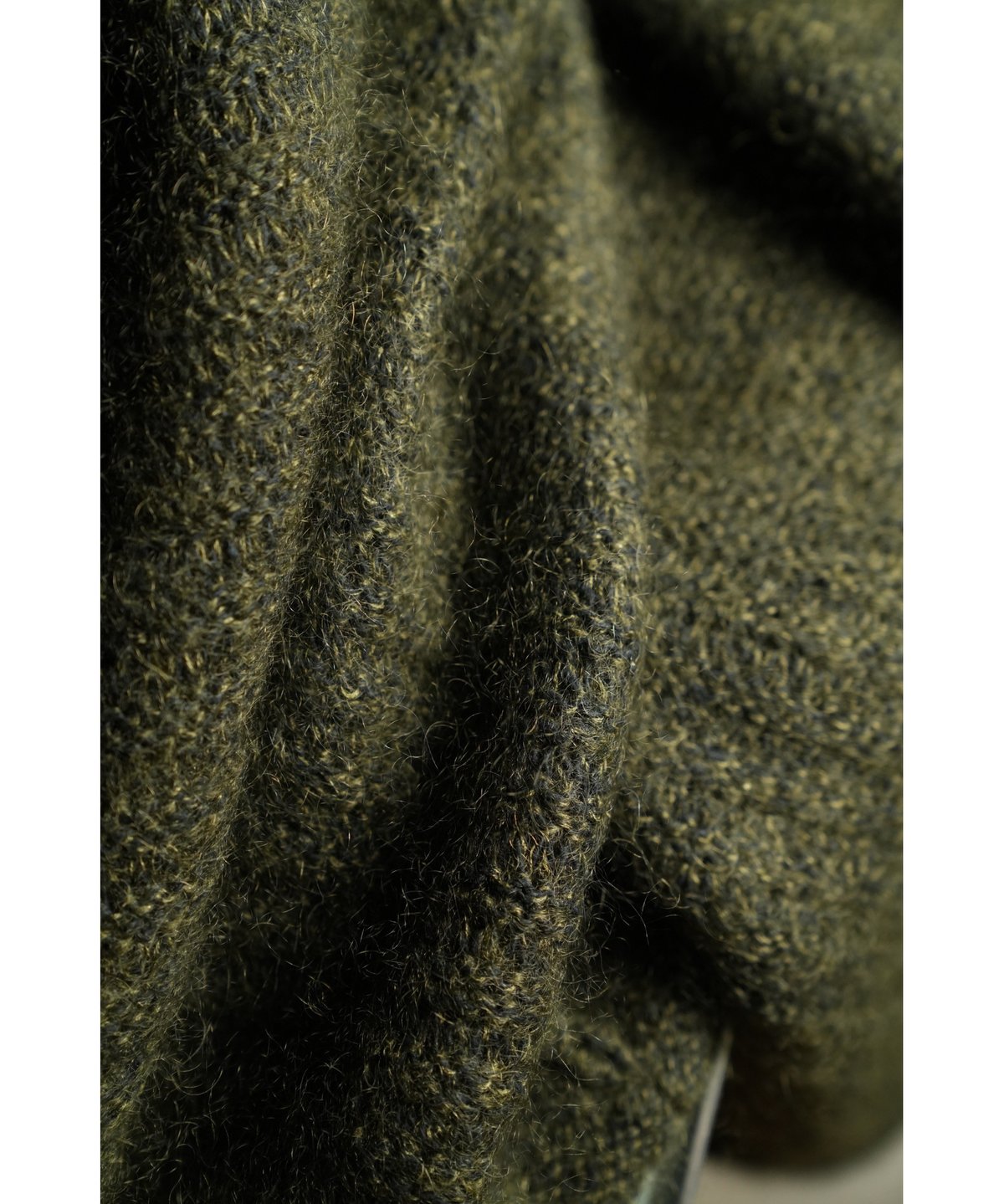 Olde H&Daughter SILK MOHAIR WRAP STITCHES SHIRT