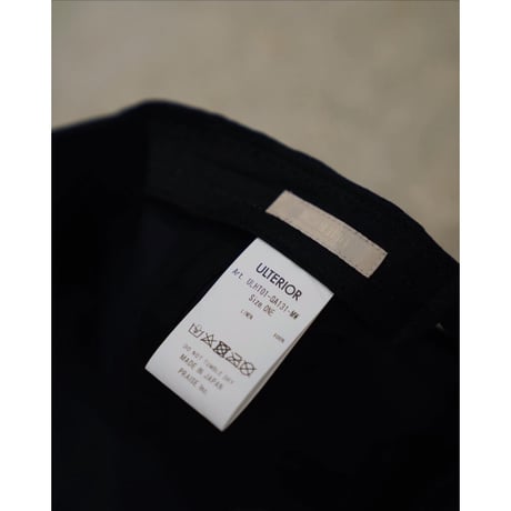 ULTERIOR Ex. LINEN WEATHER CLOTH 6 PANELED CAP