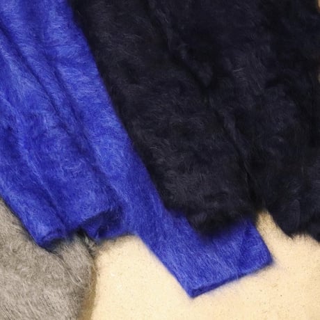 "CHASHMERE FUR" N/B CARDIGAN