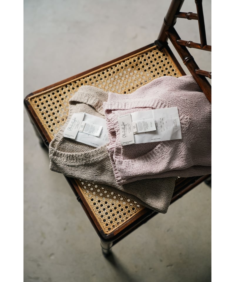 Olde H&Daughter Ex. SILK NEP V NECK P/O | Muste Olde H&Daughter Ex. SILK NEP V NECK P/O | Muste