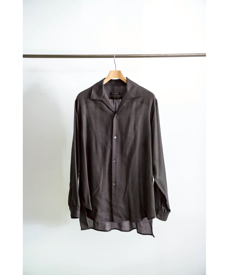 トップス MAATEE&SONS ITALIAN COLLAR SHIRTS h wool MAATEE&SONS / ITALIAN COLLAR SHIRTS “H WOOL” | Pay ID