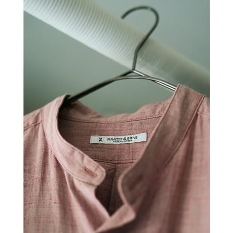 MAATEE&SONS LINEN  FRINGE SHIRTS  鉄焙煎