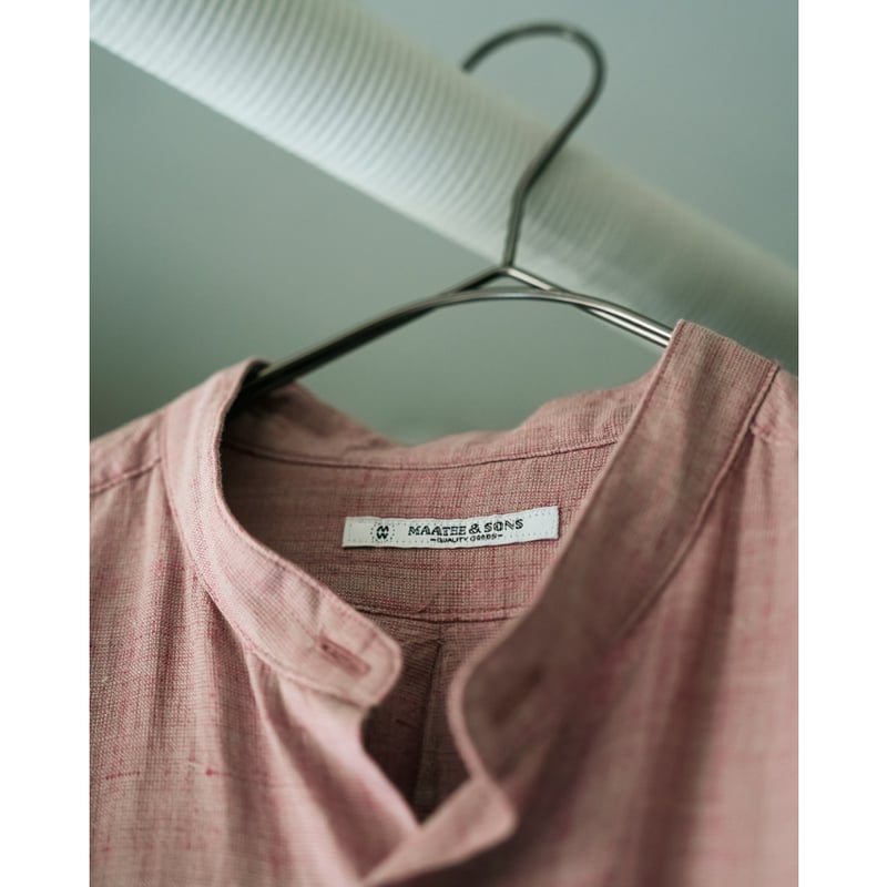 MAATEE&SONS LINEN FRINGE SHIRTS 鉄焙煎 | MusterWerk
