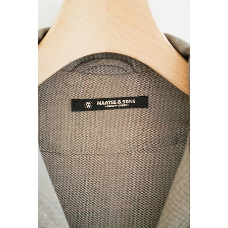 MAATEE&SONS SHIRTS JACKET "SHARK SKIN PANE"