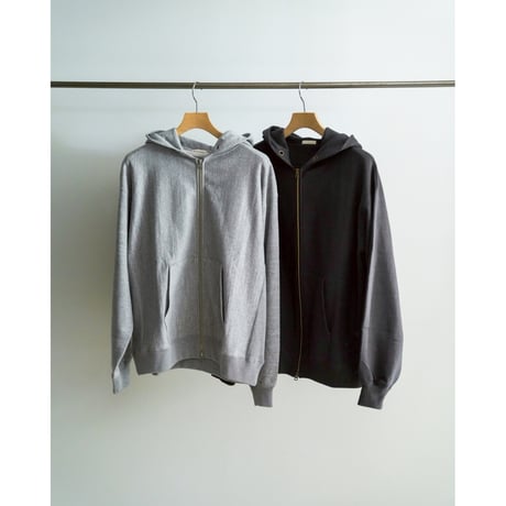 ULTERIOR Ex. FADED SILKY TERRY RW SWEAT FULL ZIP HOODIE