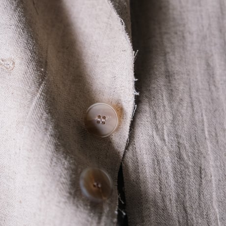 LEA BOBERG R.P.L. BLAZER - JAPANESE VINTAGE LINEN HERRINGBONE