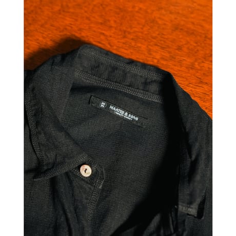 MAATEE&SONS "LINEN SILK二重織り" NOT A PLAIN SHIRTS