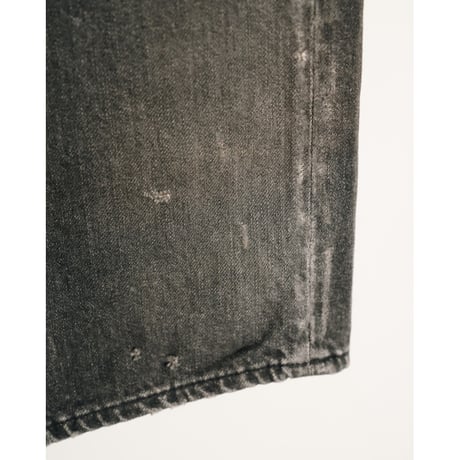 ANCELLM AGING TAPERED 5P DENIM PANTS