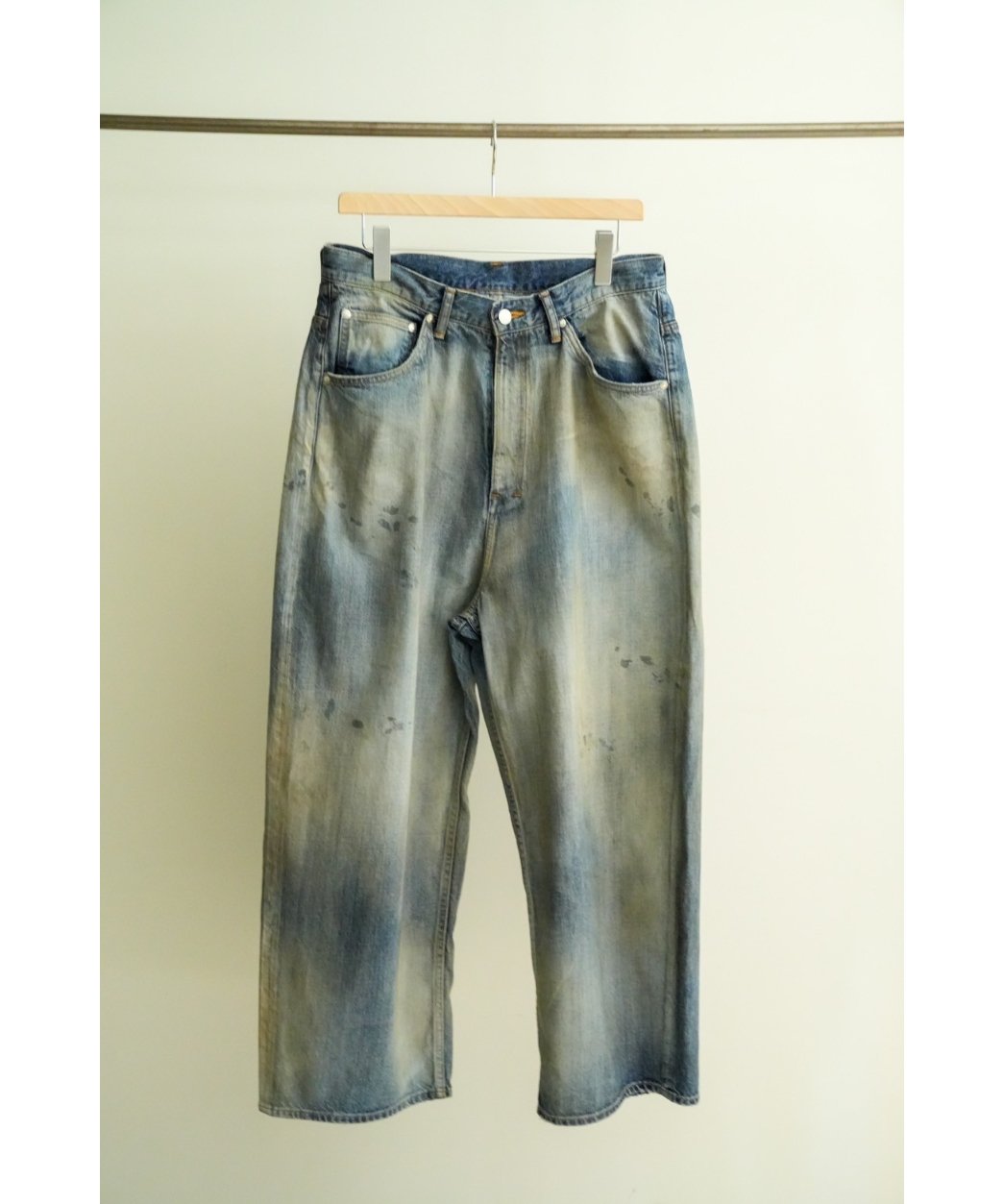 ANCELLM AGING WIDE DENIM 5P PANTS | MusterWerk