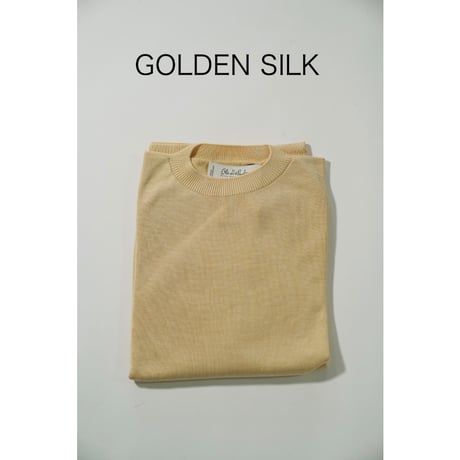 【more variation】Olde H & Daughter SILK PLAIN STITCH CREW NECK P/O