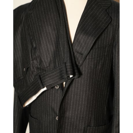 MAATEE&SONS SET UP TROUSER 2 "WOOL STRIPE"