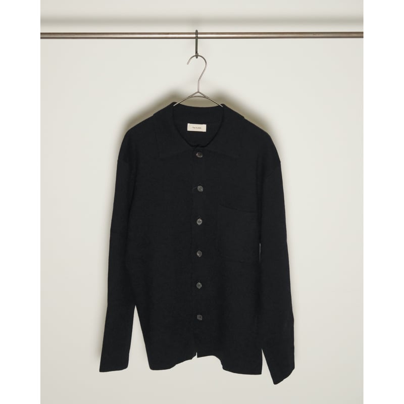 The CLASIK MILLED FINE WOOL SHIRT CARDIGAN | Mu