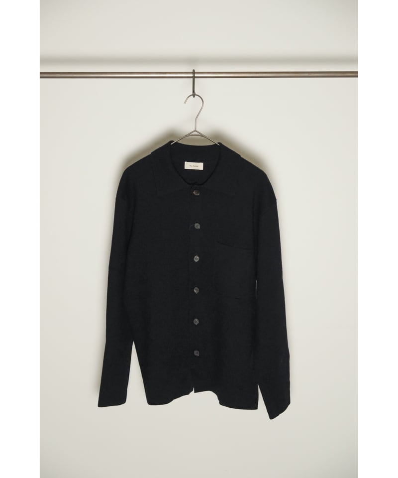 The CLASIK MILLED FINE WOOL SHIRT CARDIGAN | Mu The CLASIK MILLED FINE WOOL SHIRT CARDIGAN | Mu